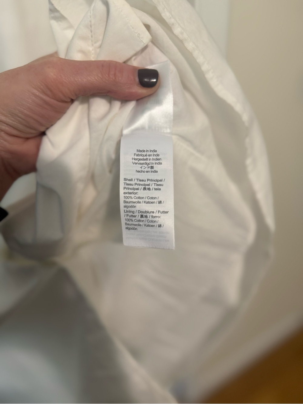 J. Crew Button front 100% Cotton Poplin Dress white size 10 - Picture 11 of 16